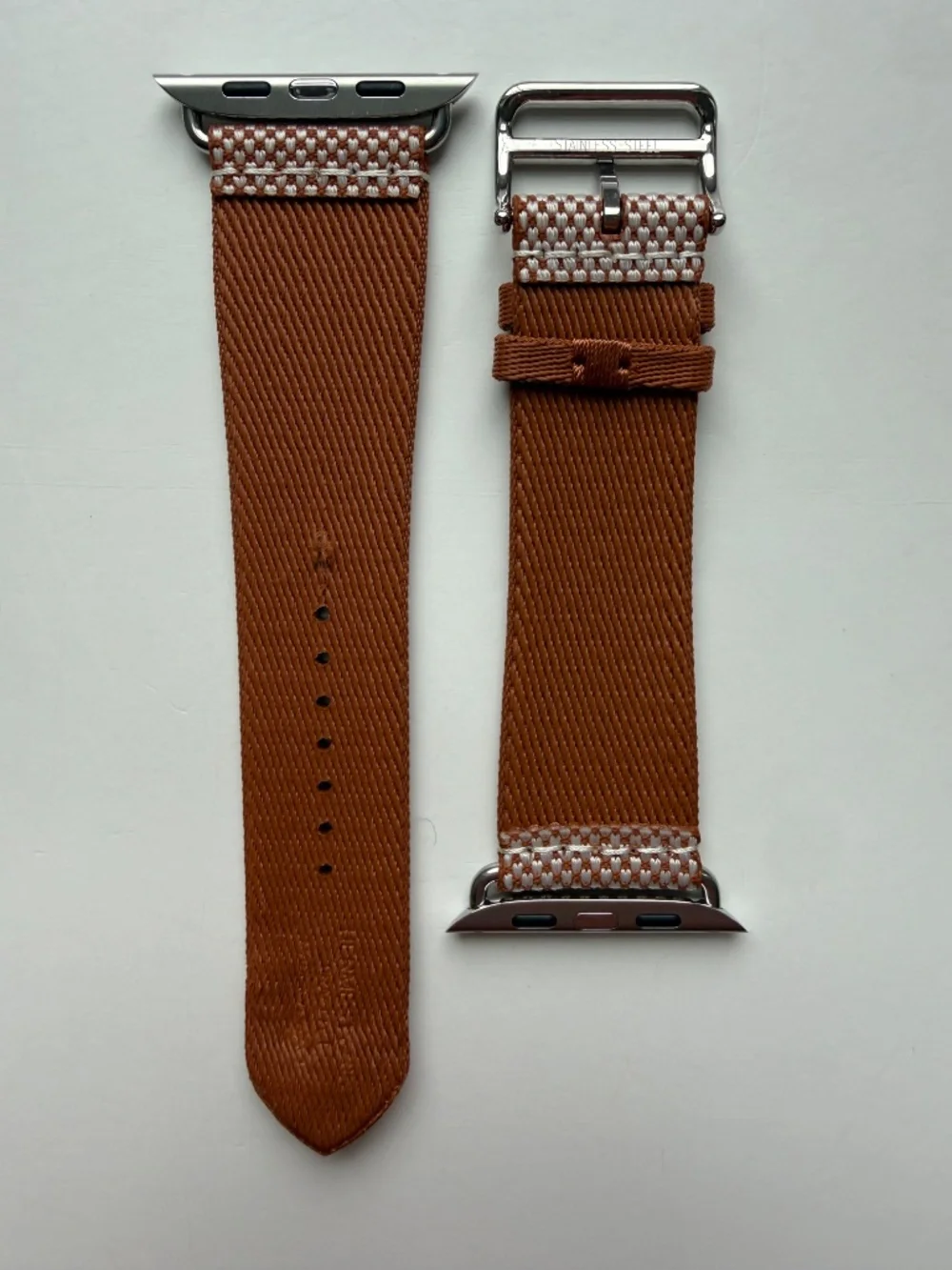 Apple Watch Hermès - 46mm Gold/Écru Toile H Single Tour